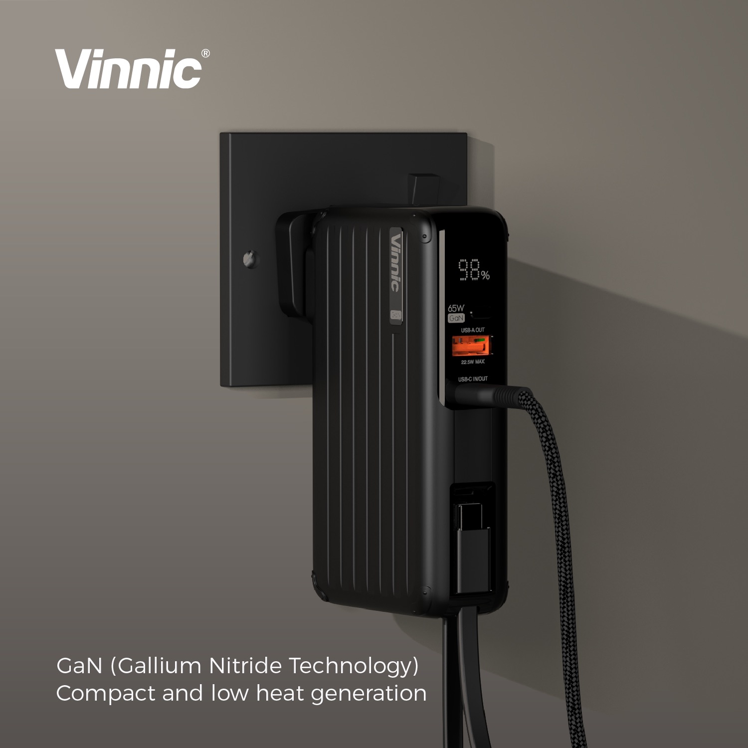 Pangpoche 2 podłączony do gniazda sieciowego