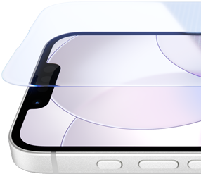 iPhone 17e, przód obudowy z warstwą Ceramic Shield 2, bok obudowy, kolor biały, przyciski głośności i czynności