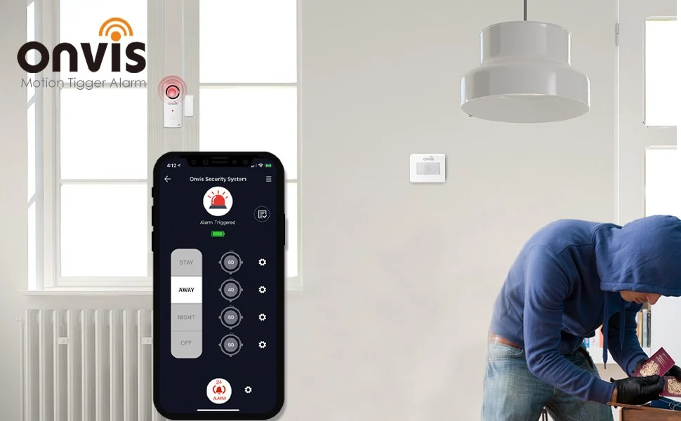 Onvis Homekit Security Alarm Contact Sensor alarm wewnętrzny Sklep